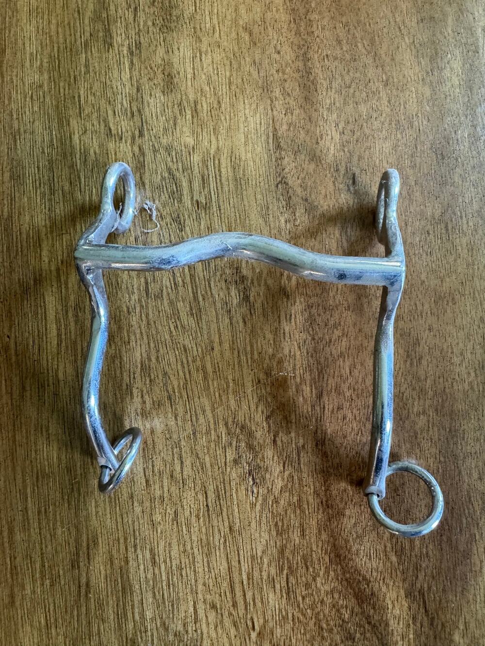 Western S-Shank Horse Bit 5-Inch Low Port Curb